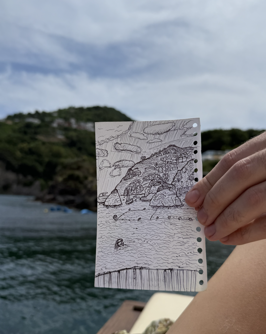 A drawing from Ischia